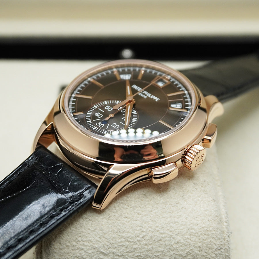 パテック フィリップ アニュアルカレンダー クロノグラフ コンプリケーション 42mm 5905R チョコレートダイヤル