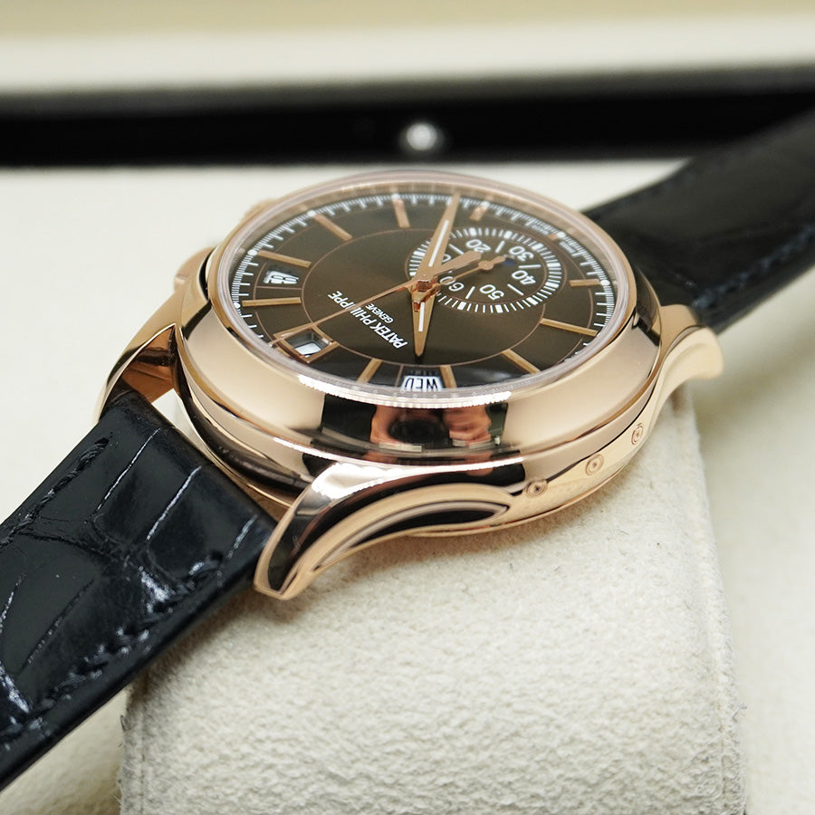 パテック フィリップ アニュアルカレンダー クロノグラフ コンプリケーション 42mm 5905R チョコレートダイヤル