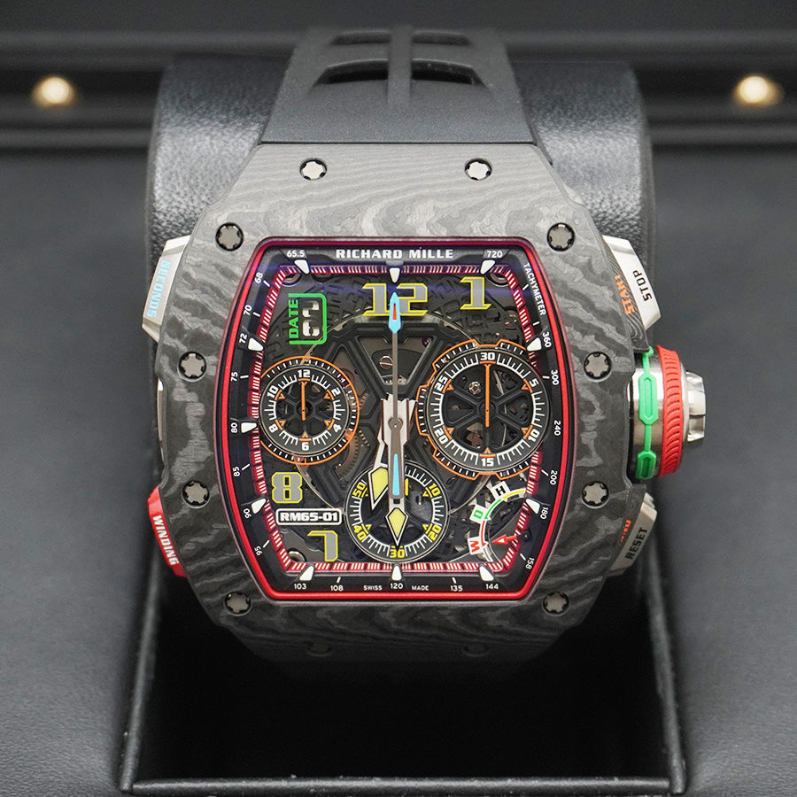 リシャール・ミル RM65-01 仕様 オートマチック・ワインディング スプリットセコンド・クロノグラフ オープンワークダイヤル