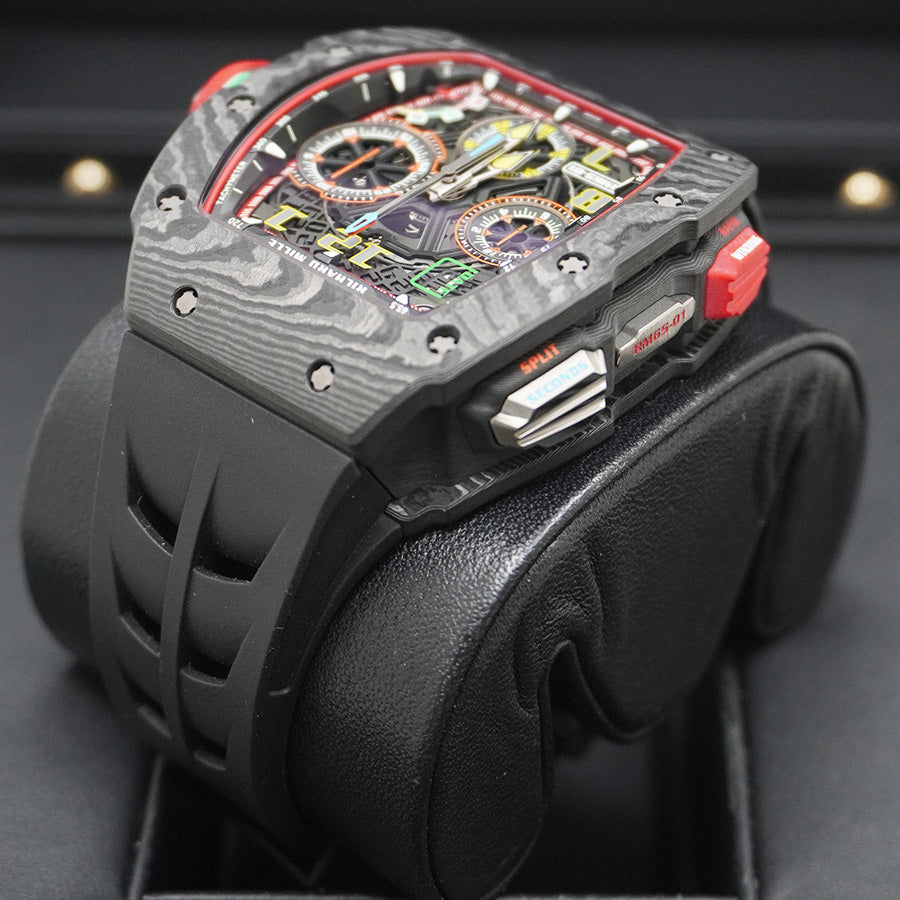 リシャール・ミル RM65-01 仕様 オートマチック・ワインディング スプリットセコンド・クロノグラフ オープンワークダイヤル
