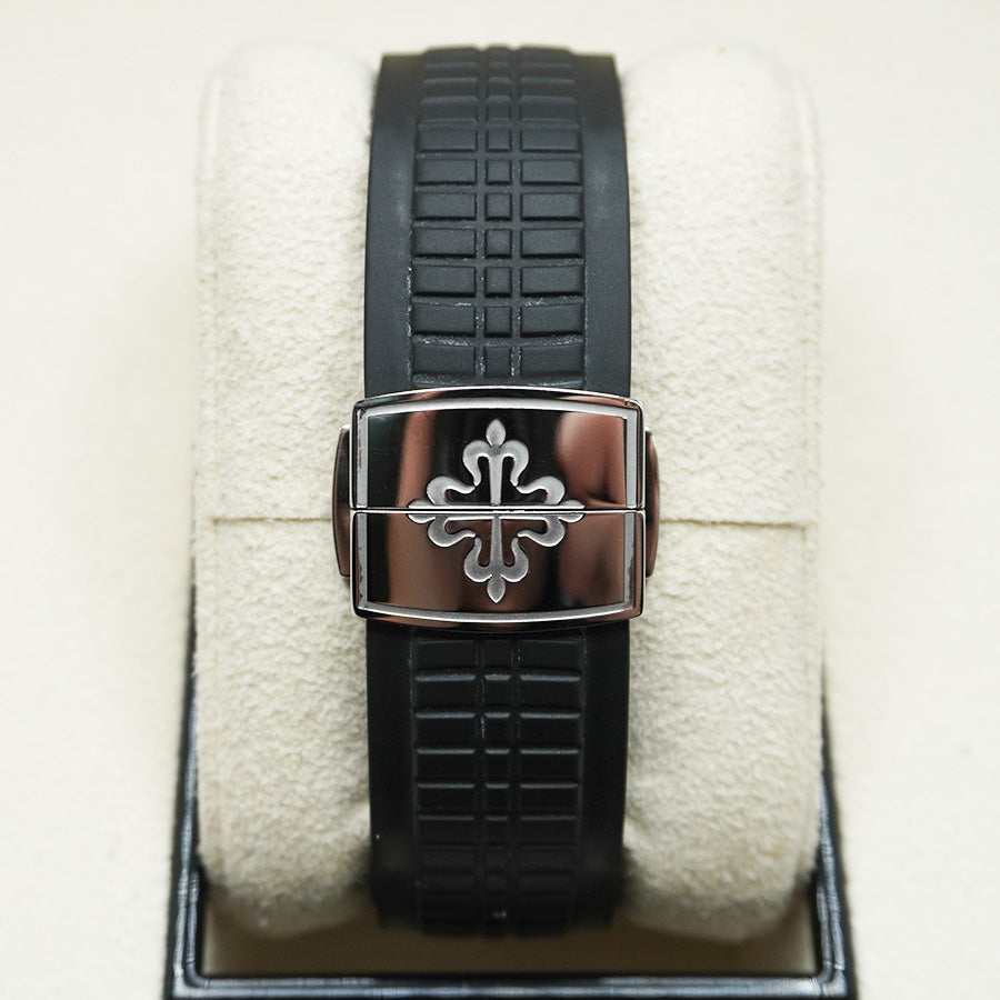 パテック フィリップ アクアノート デュアルタイム 40mm 5164A ブラックダイヤル