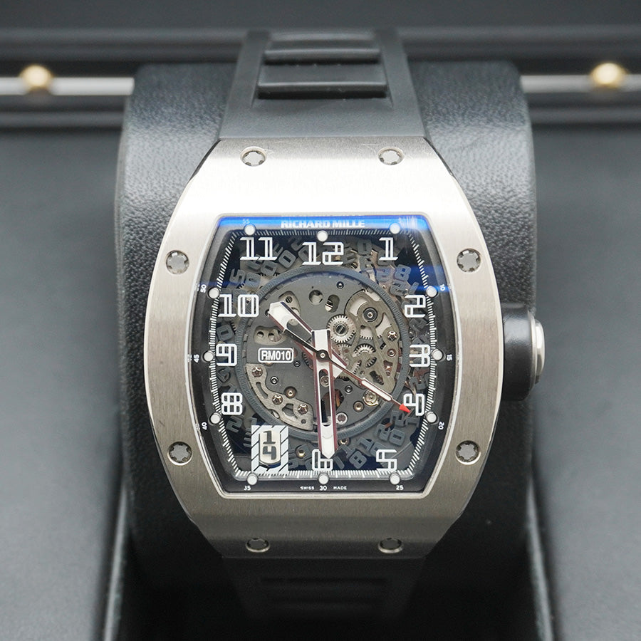リシャール・ミル RM010 ホワイトゴールド オープンワークダイヤル 48mm