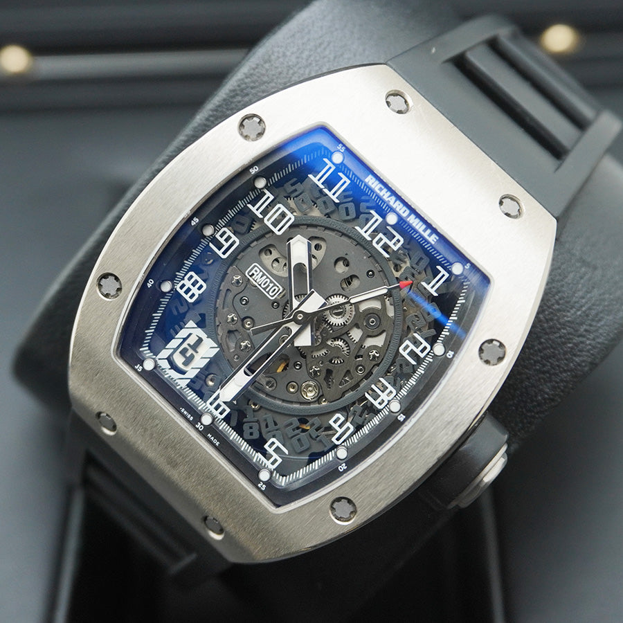 リシャール・ミル RM010 ホワイトゴールド オープンワークダイヤル 48mm