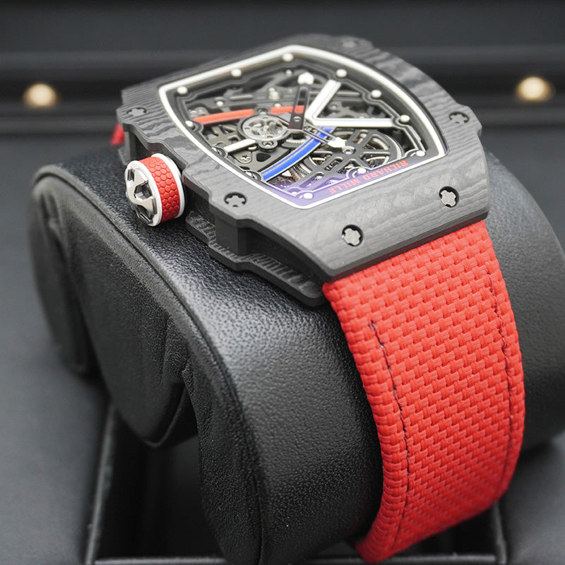 リシャール・ミル RM67-02 セバスチャン・オジェ オートマティック ワインディング エクストラフラット カーボン NTPT