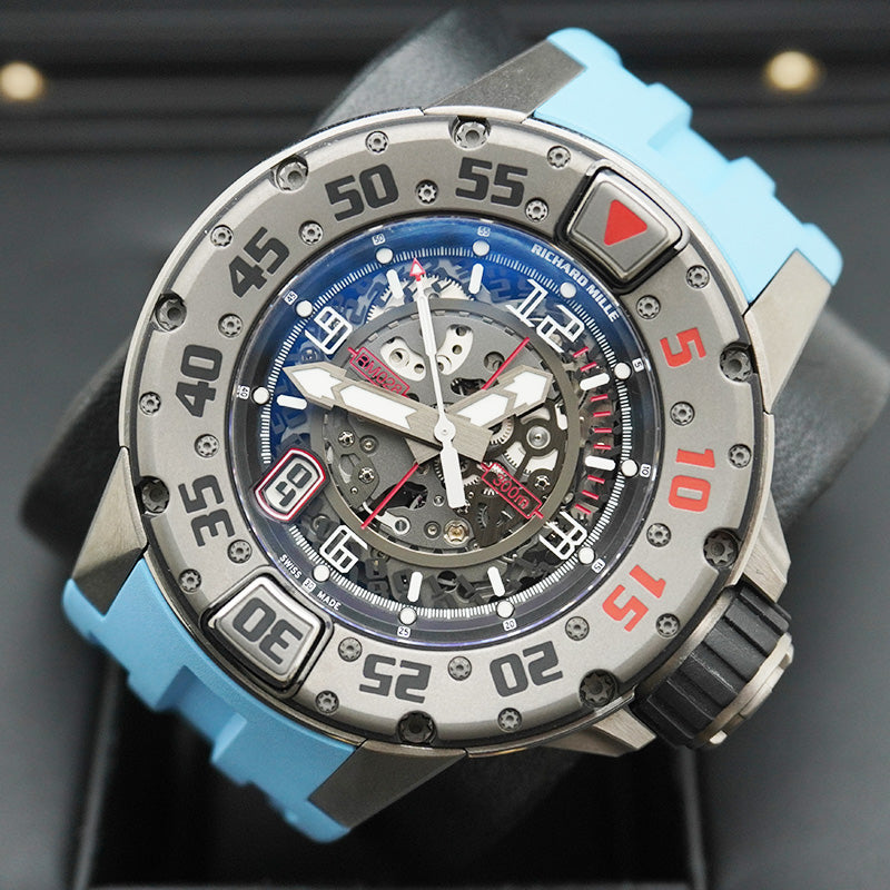 リシャール・ミル RM28 チタン ダイバー 47mm オープンワークダイヤル