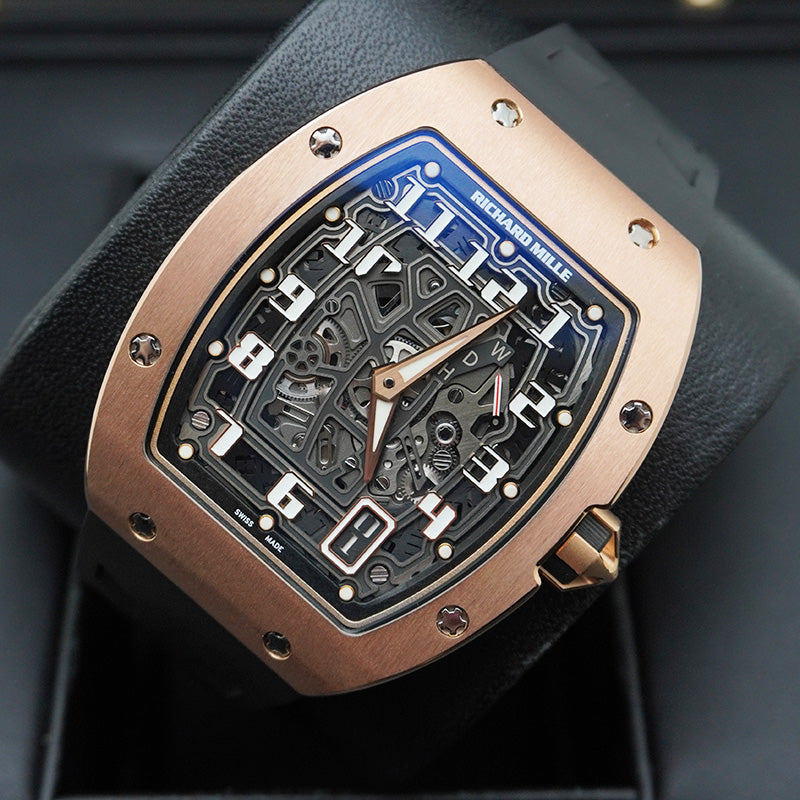 リシャール・ミル RM67-01 ローズゴールド 47mm オープンワークダイヤル