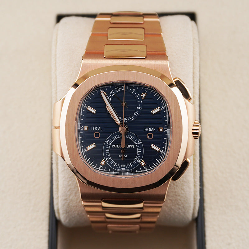 パテック フィリップ ノーチラス トラベルタイム クロノグラフ 40mm 5990-1R-001 ブルーダイヤル