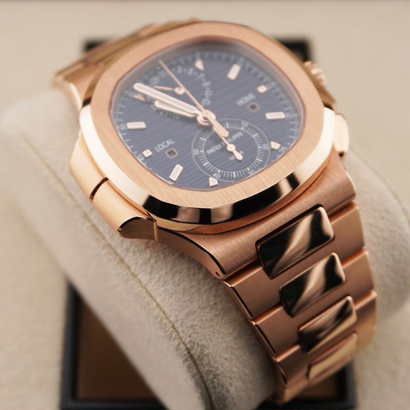 パテック フィリップ ノーチラス トラベルタイム クロノグラフ 40mm 5990-1R-001 ブルーダイヤル