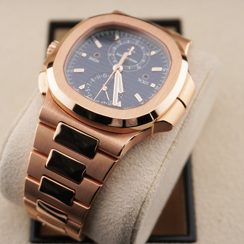 パテック フィリップ ノーチラス トラベルタイム クロノグラフ 40mm 5990-1R-001 ブルーダイヤル