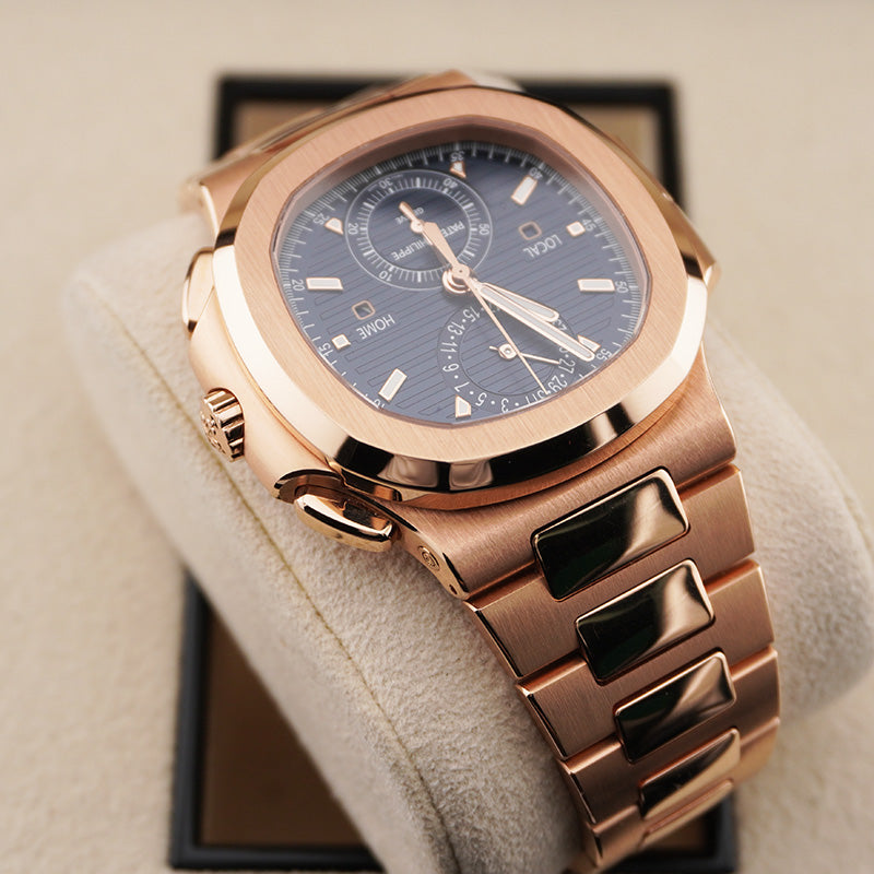 パテック フィリップ ノーチラス トラベルタイム クロノグラフ 40mm 5990-1R-001 ブルーダイヤル