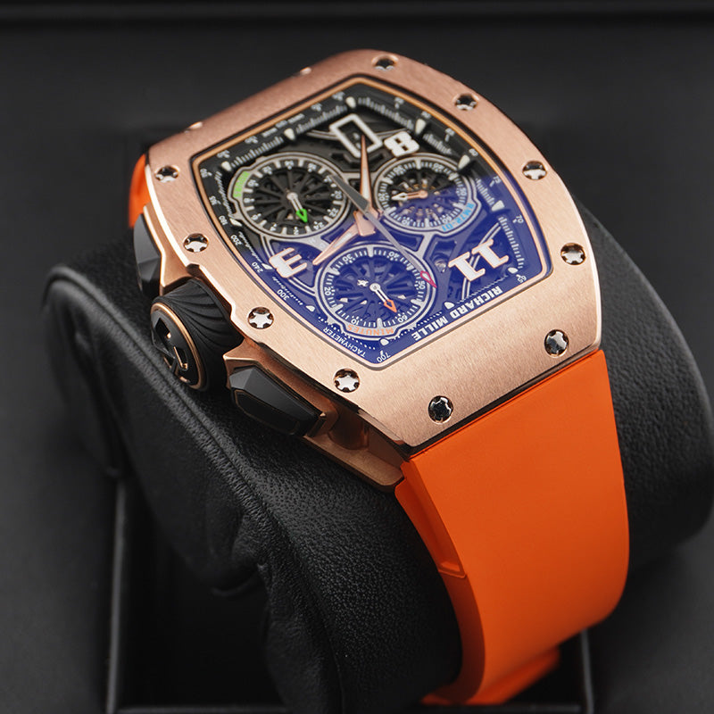 リシャール・ミル RM72-01 仕様  オートマチック・ワインディング ライフスタイル フライバック・クロノグラフ オープンワークダイヤル