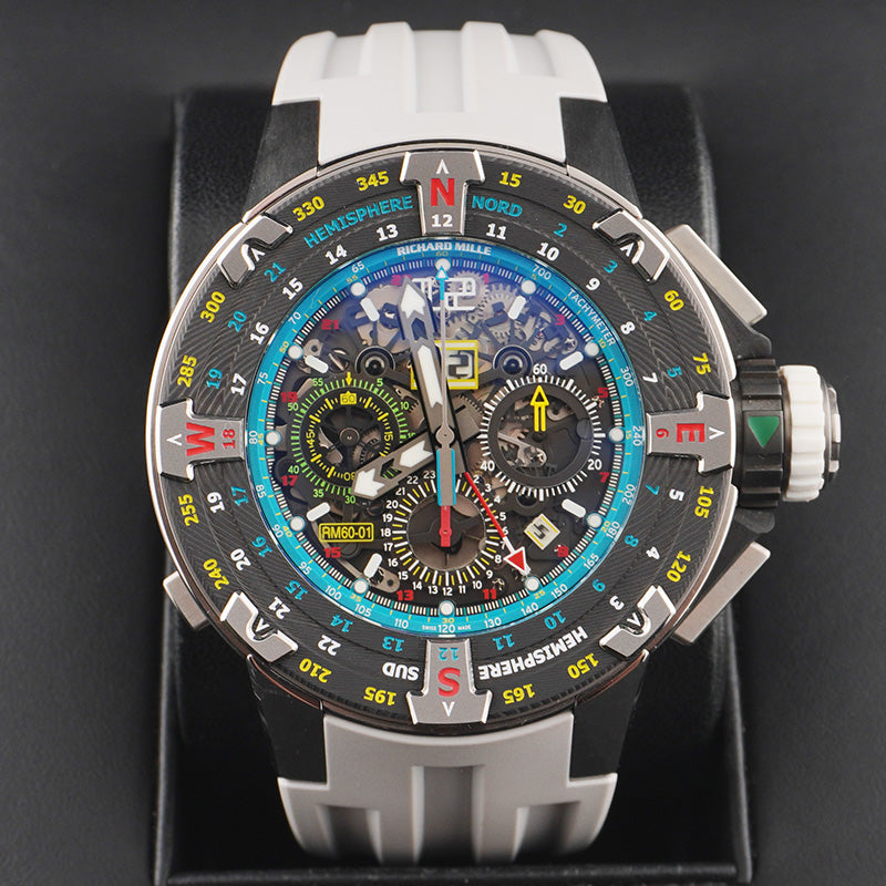 リシャール・ミル RM 60-01 オートマティック フライバック クロノグラフ “レ・ヴォワル・ド・サン・バルス” オープンワークダイヤル
