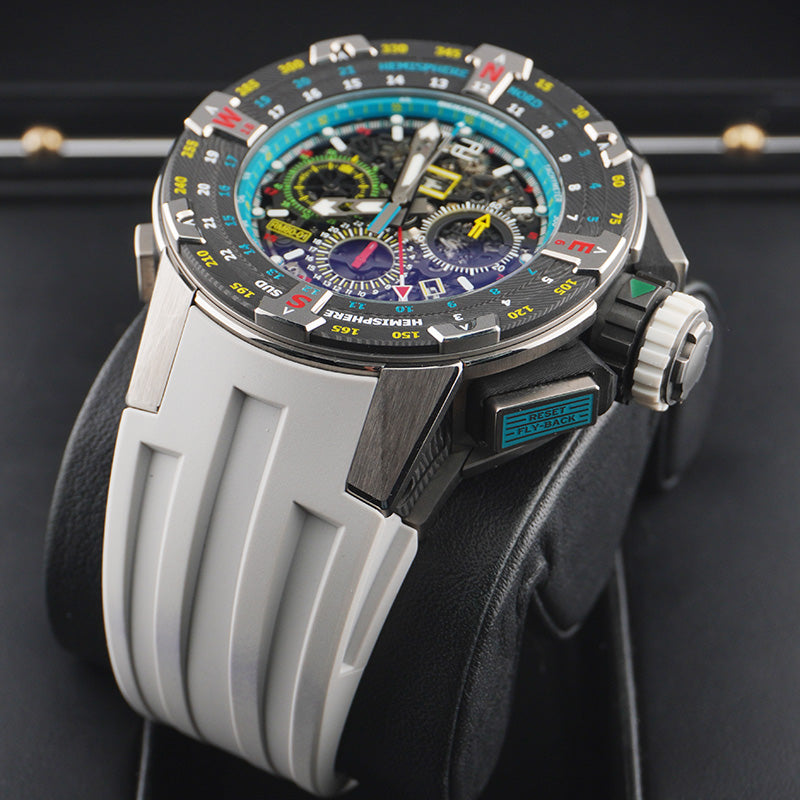 リシャール・ミル RM 60-01 オートマティック フライバック クロノグラフ “レ・ヴォワル・ド・サン・バルス” オープンワークダイヤル