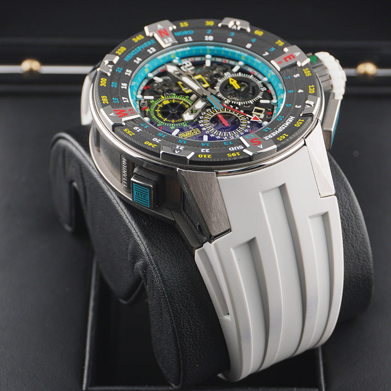 リシャール・ミル RM 60-01 オートマティック フライバック クロノグラフ “レ・ヴォワル・ド・サン・バルス” オープンワークダイヤル