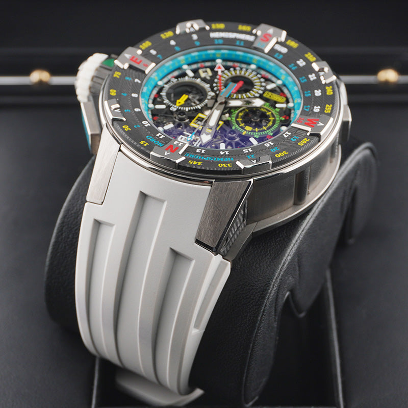 リシャール・ミル RM 60-01 オートマティック フライバック クロノグラフ “レ・ヴォワル・ド・サン・バルス” オープンワークダイヤル