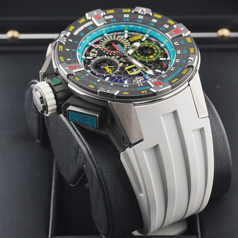 リシャール・ミル RM 60-01 オートマティック フライバック クロノグラフ “レ・ヴォワル・ド・サン・バルス” オープンワークダイヤル