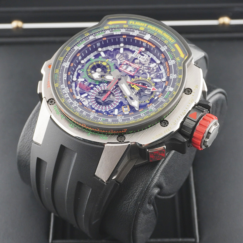 リシャール・ミル RM39-01 仕様  オートマチック・ワインディング フライバック・クロノグラフ アビエーション（オープンワークダイヤル）