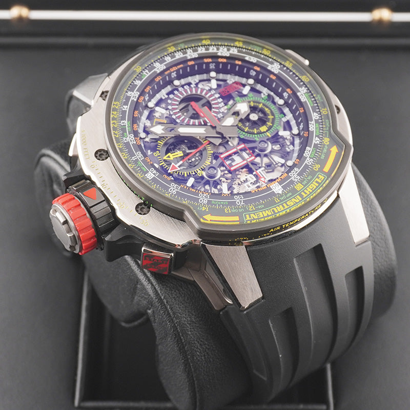リシャール・ミル RM39-01 仕様  オートマチック・ワインディング フライバック・クロノグラフ アビエーション（オープンワークダイヤル）