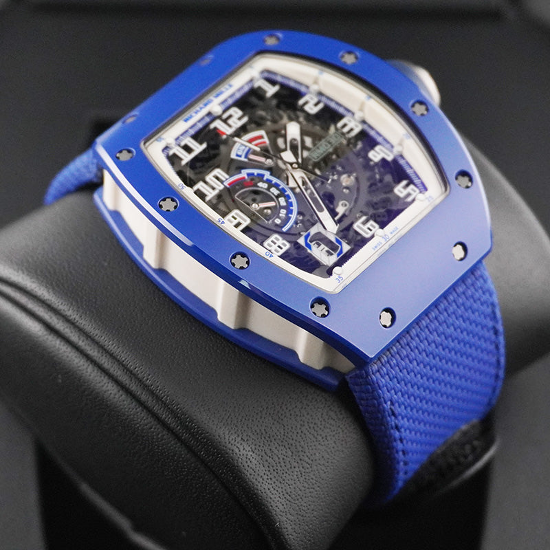 リシャール・ミル RM030 EMEA ブルーセラミック 50mm オープンワークダイヤル