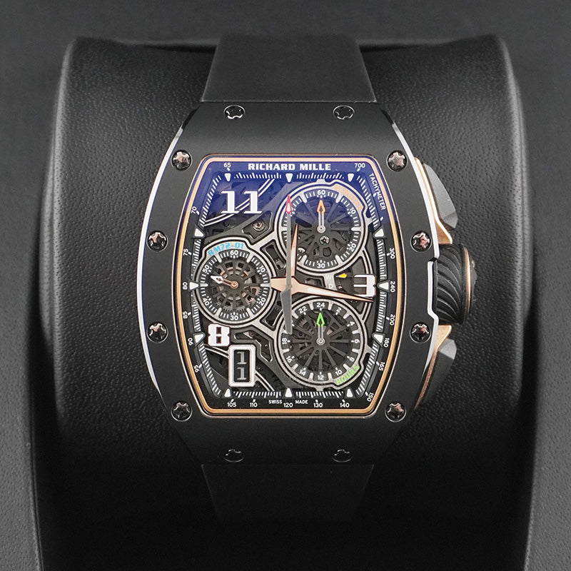 リシャール・ミル RM72-01 ブラックセラミック オートマティック ライフスタイル フライバッククロノグラフ