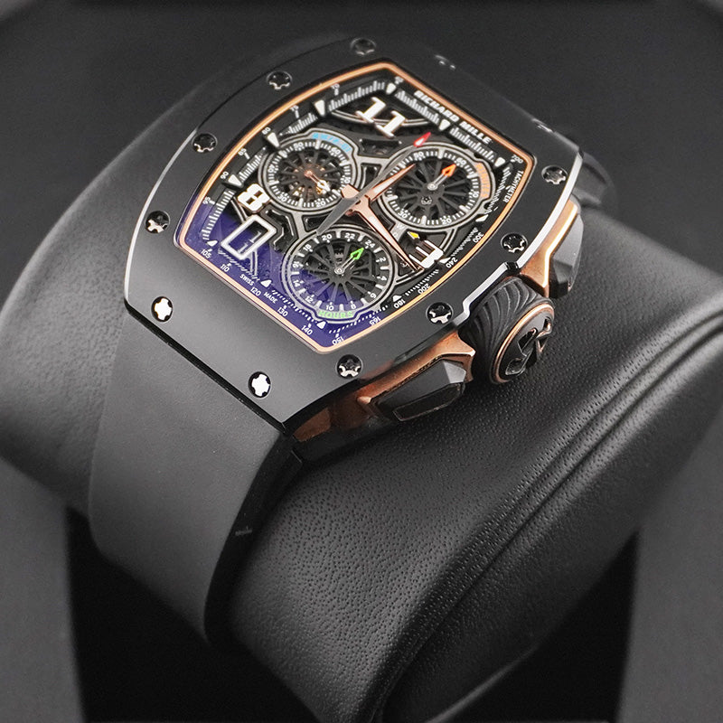 リシャール・ミル RM72-01 ブラックセラミック オートマティック ライフスタイル フライバッククロノグラフ