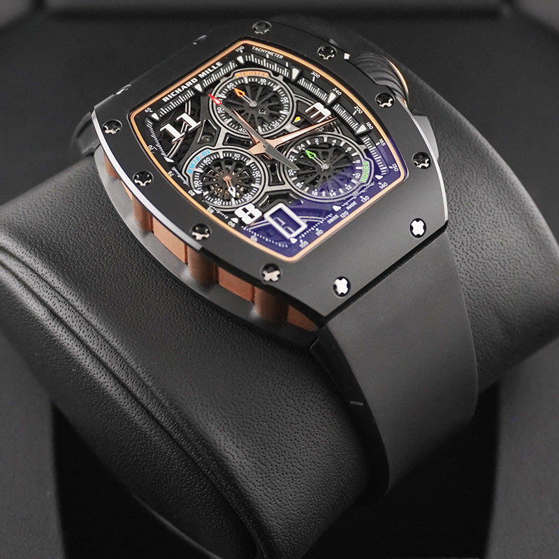 リシャール・ミル RM72-01 ブラックセラミック オートマティック ライフスタイル フライバッククロノグラフ