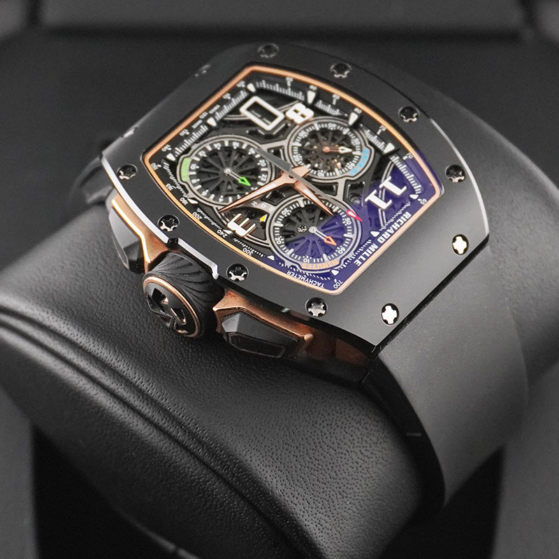 リシャール・ミル RM72-01 ブラックセラミック オートマティック ライフスタイル フライバッククロノグラフ