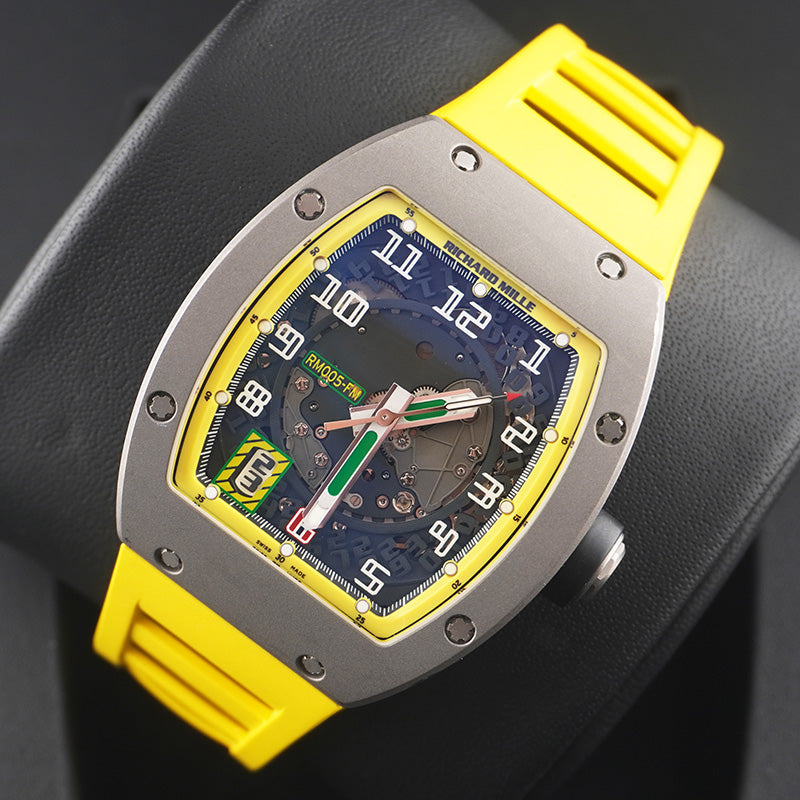 リシャール・ミル RM005 ブラジルグレー DLC オープンワークダイヤル