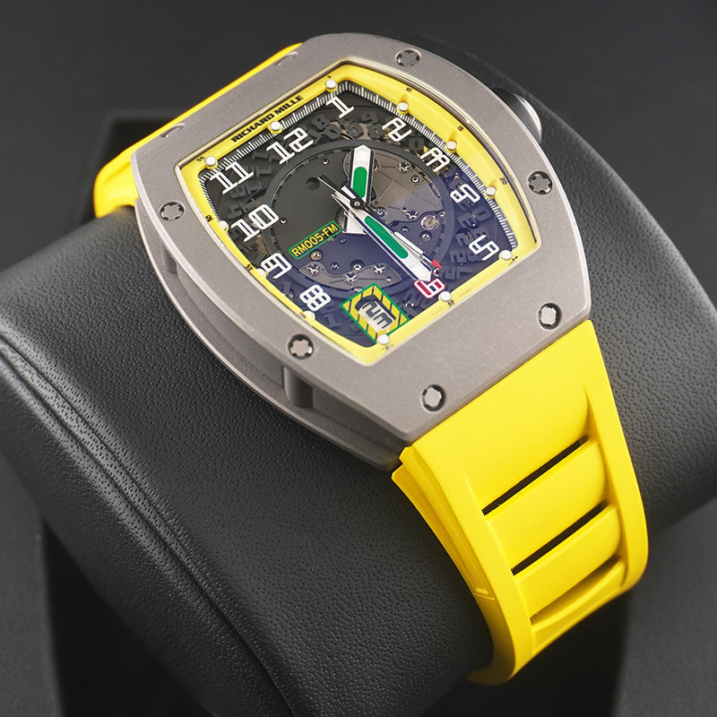 リシャール・ミル RM005 ブラジルグレー DLC オープンワークダイヤル