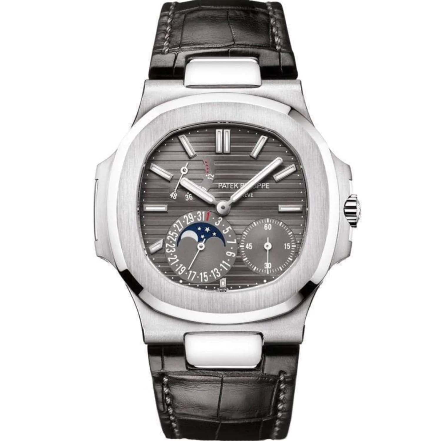 パテック フィリップ ノーチラス ムーンフェイズ 40mm 5712G スレートグレーダイヤル