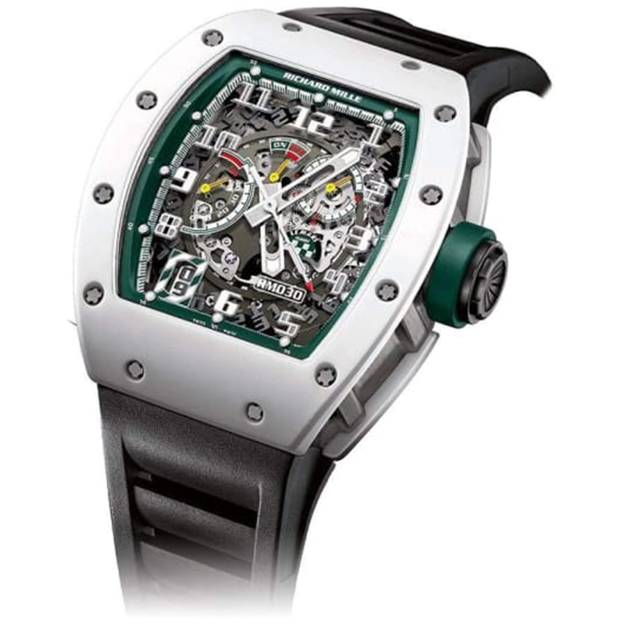 リシャール・ミル RM030 “Le Mans White Ceramic” 仕様  自動巻き スケルトン（オープンワーク）ダイヤル ホワイトセラミックケース