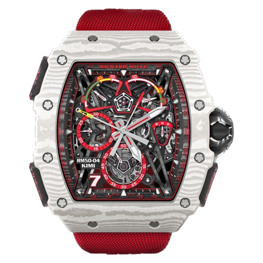 Richard Mille RM50-04 キミ・ライコネン トゥールビヨン スプリットセコンド クロノグラフ リミテッドエディション 50mm オープンワークダイヤル