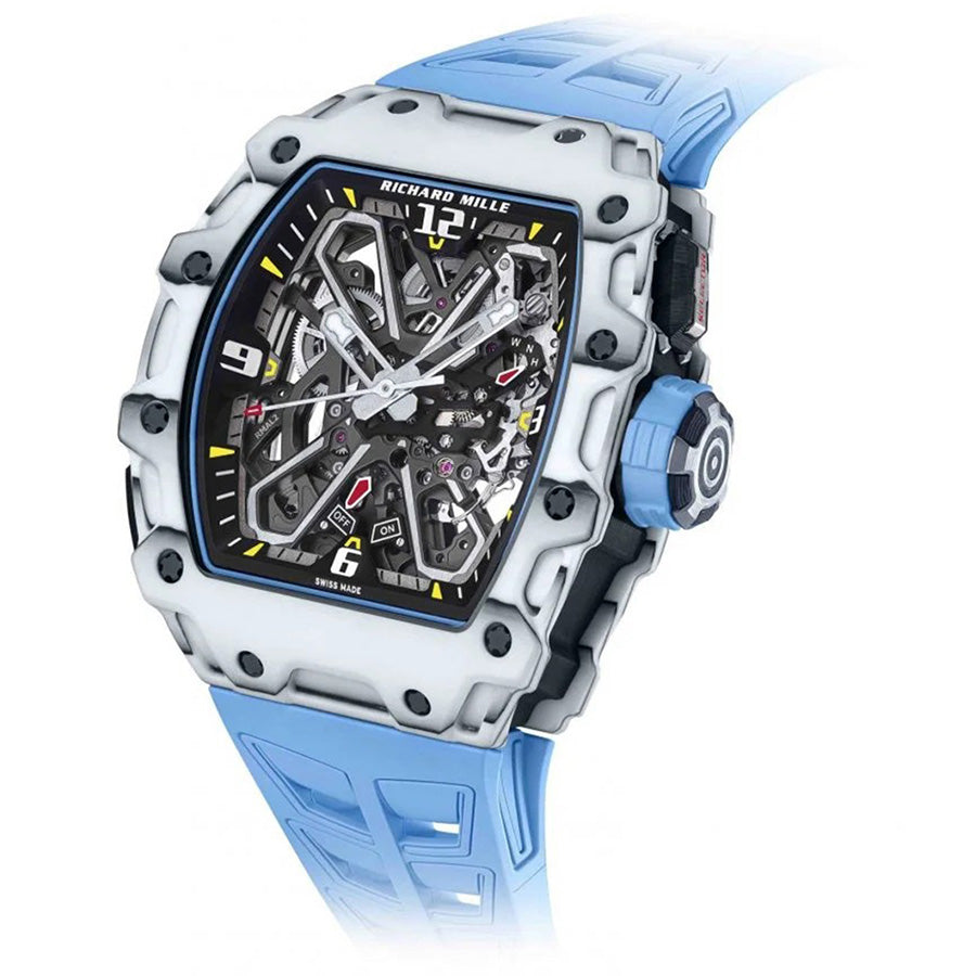Richard Mille ラファエル・ナダル RM35-03 自動巻き カーボンファイバー／クォーツTPT 50mm オープンワークダイヤル