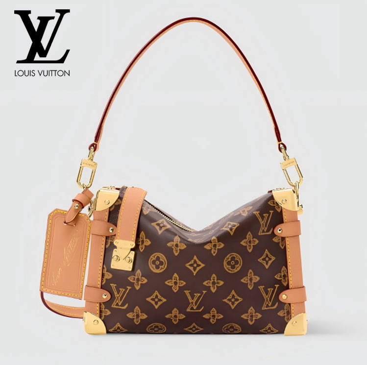 LV サイドトランク MM モノグラム ハンドバッグ