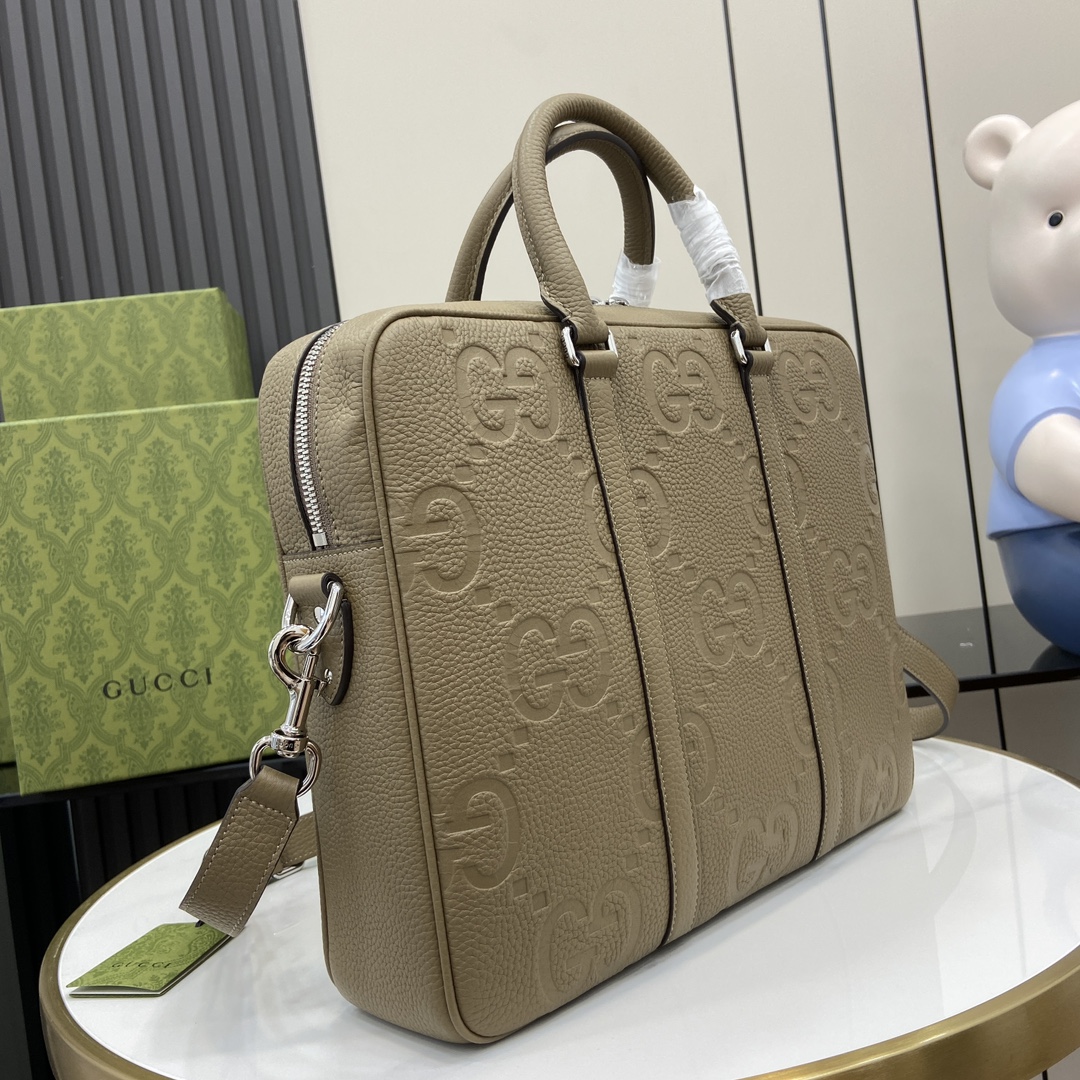 【 Gucci 旗艦店】スーパー ダブルG ブリーフケース