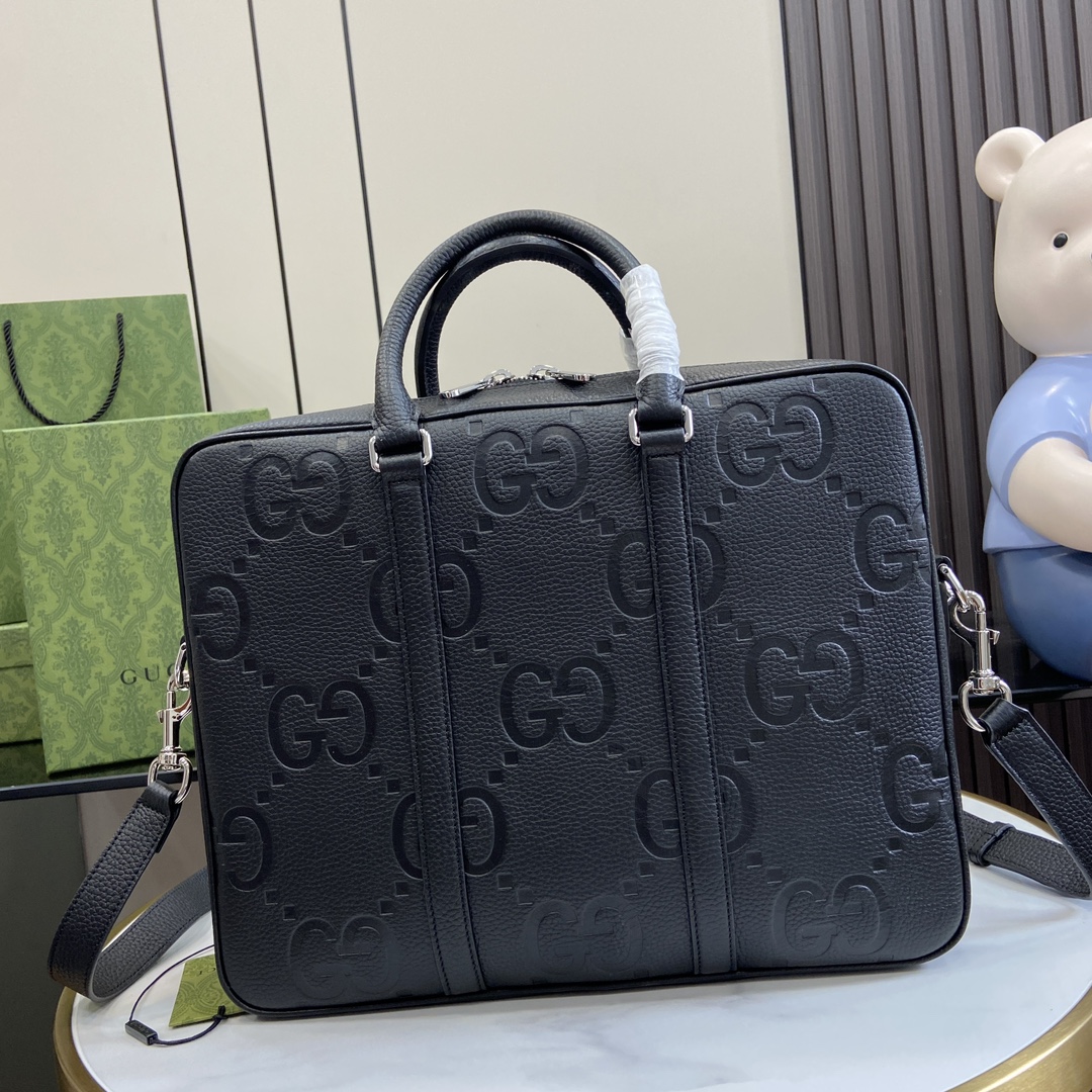 【 Gucci 旗艦店】スーパー ダブルG ブリーフケース