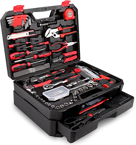 All-in-One Tool Box – 16PCS Assorted Wrenches & Hand Tools for Daily Fixes Assorted