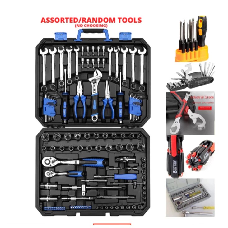 All-in-One Tool Box – 16PCS Assorted Wrenches & Hand Tools for Daily Fixes Assorted