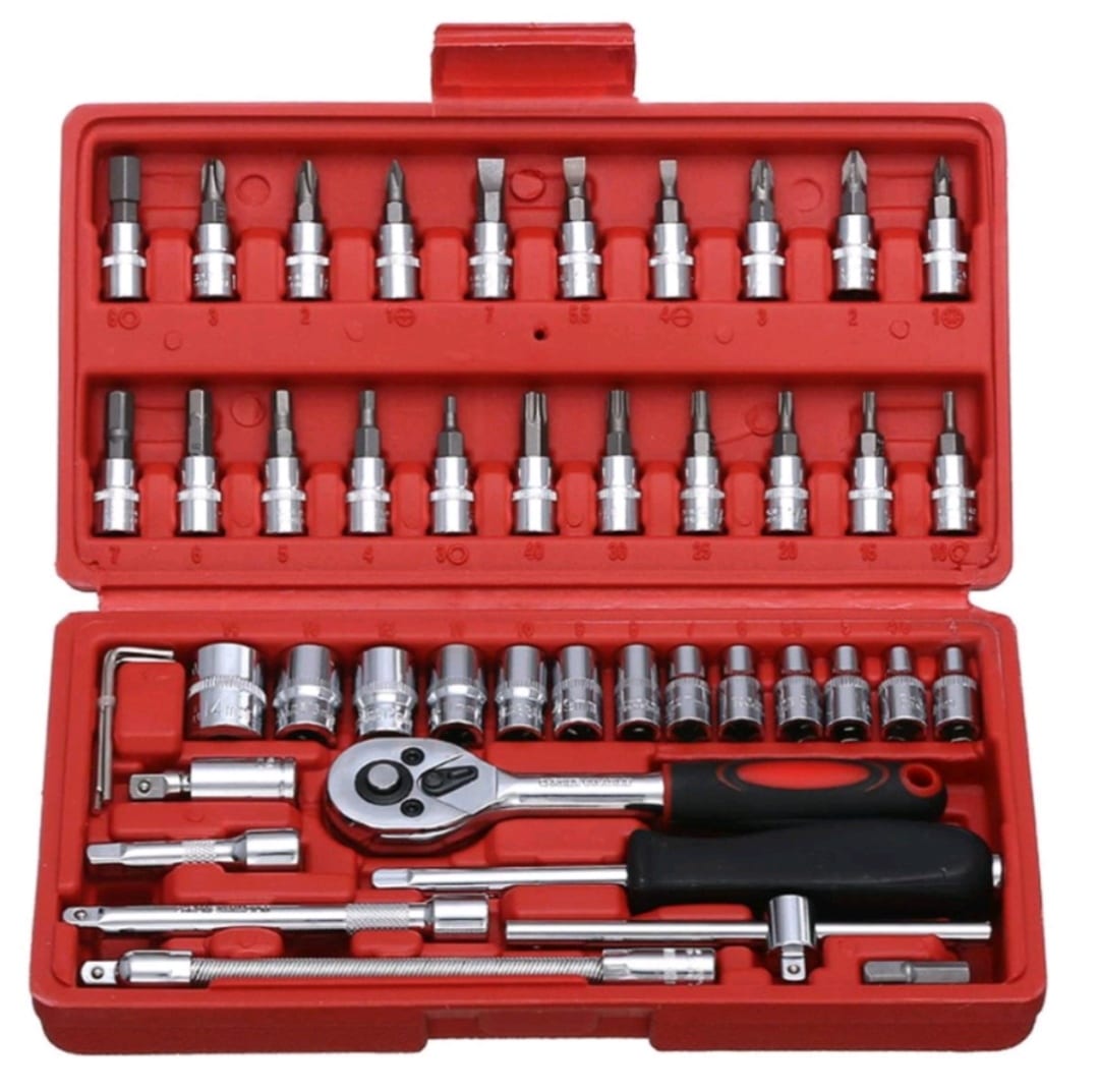 All-in-One Tool Box – 16PCS Assorted Wrenches & Hand Tools for Daily Fixes Assorted