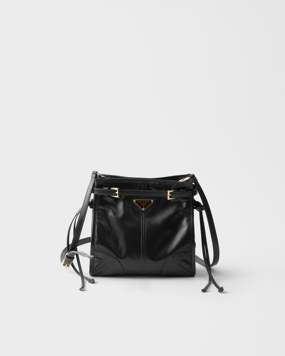 PRADA vigntage ハンドバッグ ミニボストン レザー カデナ キー Prada Saffiano Leather Mini Pouch Keychain | Saks Fifth Avenue