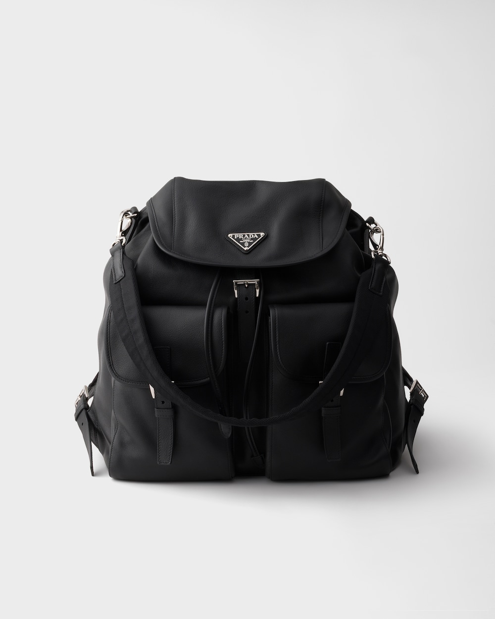 ✨PRADA✨ビジネスバッグ レザー ブラック PRADA（プラダ） ハンドバッグ/ビジネスバッグ レザー A4対応 ブラック