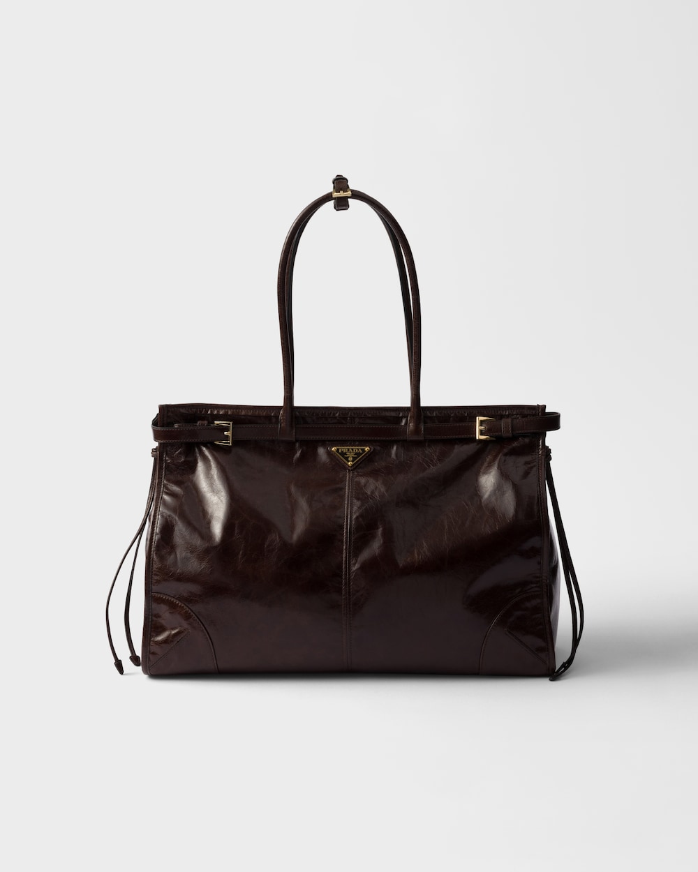 PRADA ブリーフケース　レザー サフィアーノ ブラック レザー ブリーフケース - Prada | WE IN STYLE