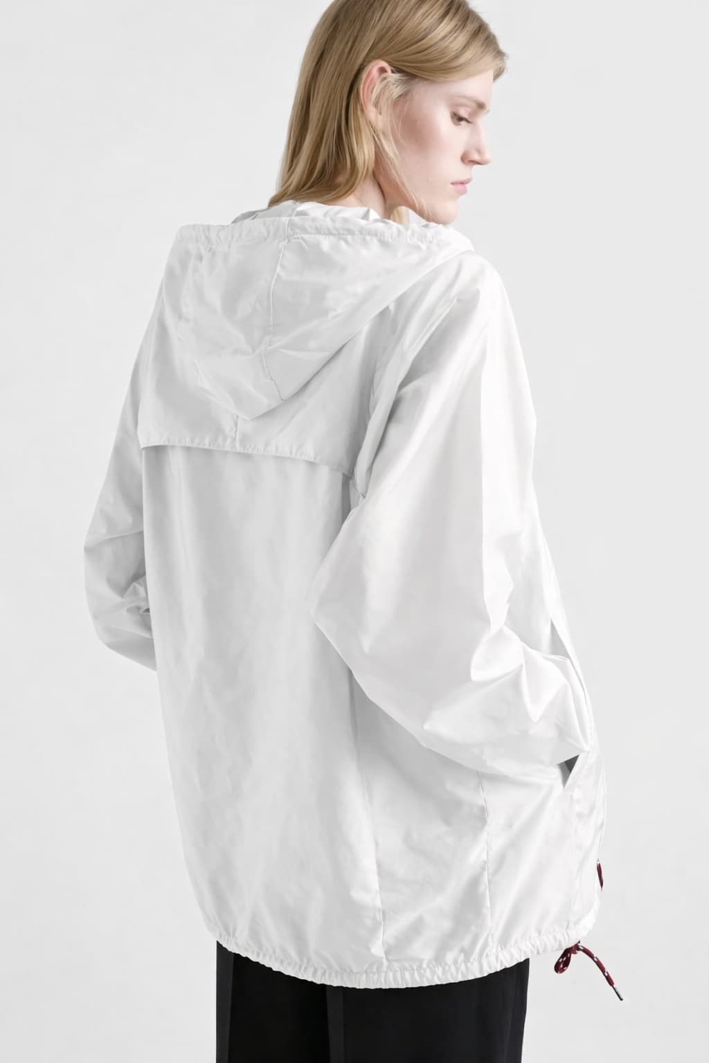 ライトRe-Nylon フード付レインコート