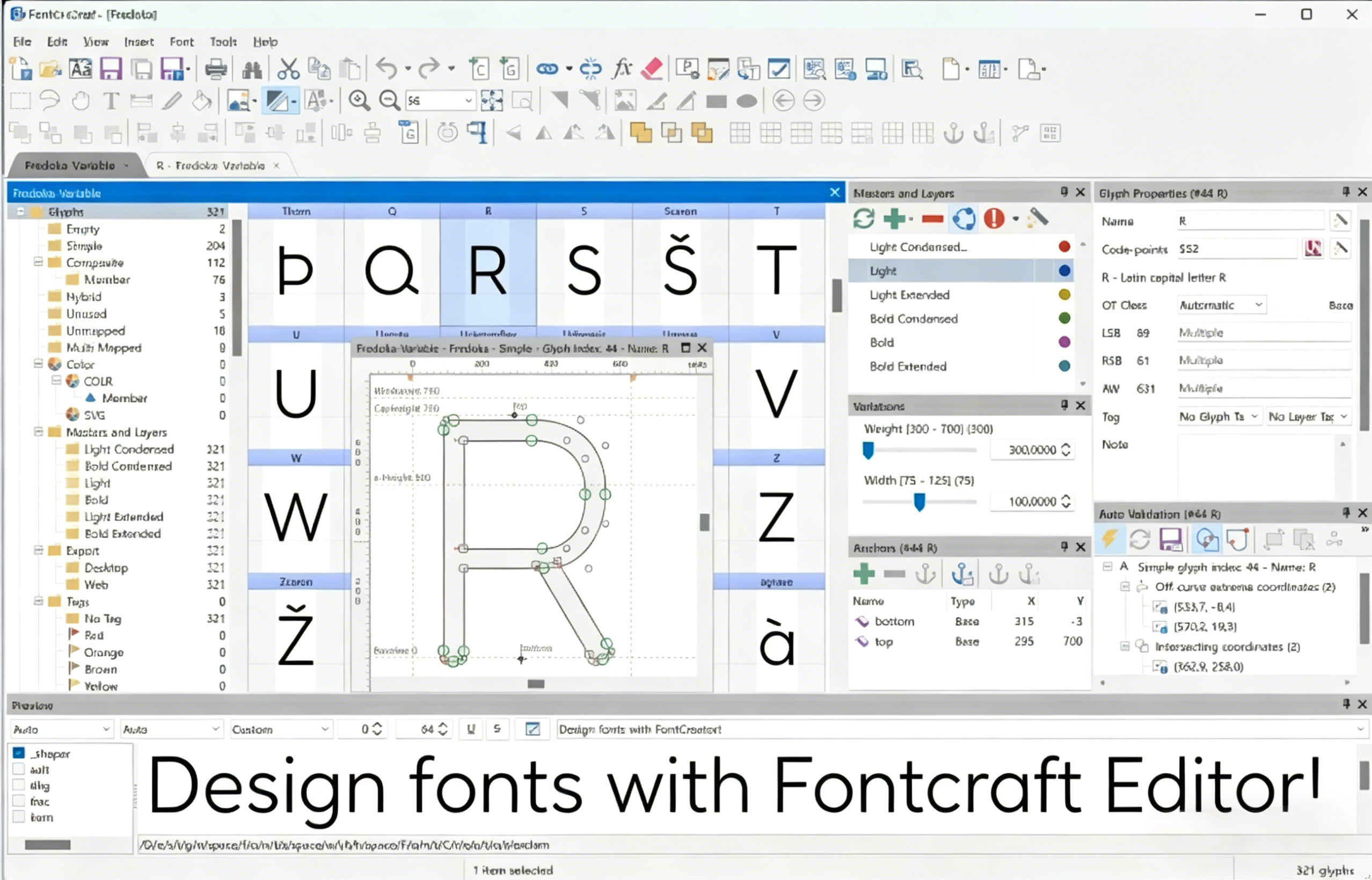 Fontcraft Editor