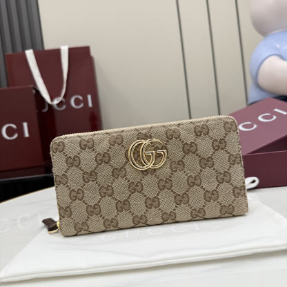 GUCCI グッチ ソフトビット コレクション 828147 ホワイト カーフスキン レディース長財布