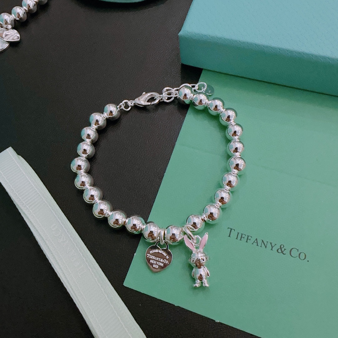 ティファニー TIFFANY & Co. シルバー スター同着 カップル ブレスレット 代金引換可