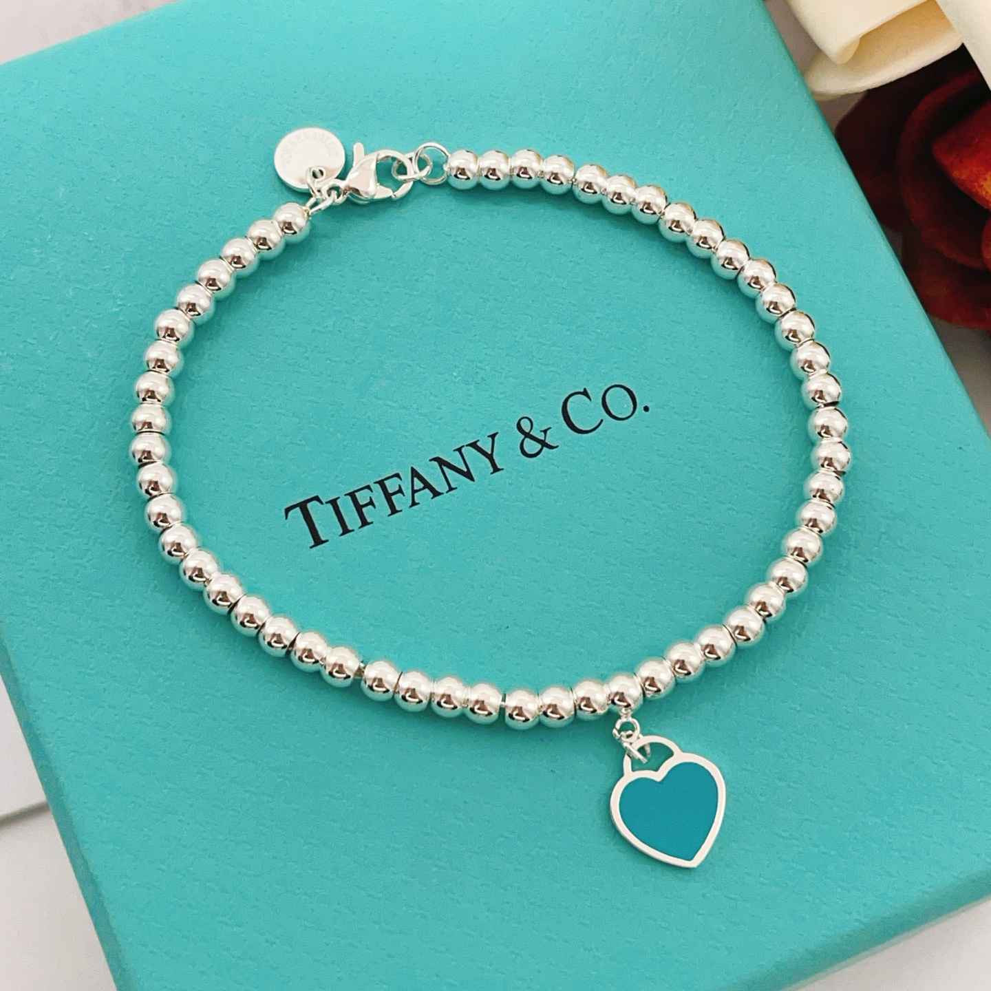 ティファニー TIFFANY & Co. シルバー スター同着 カップル ブレスレット 代金引換可
