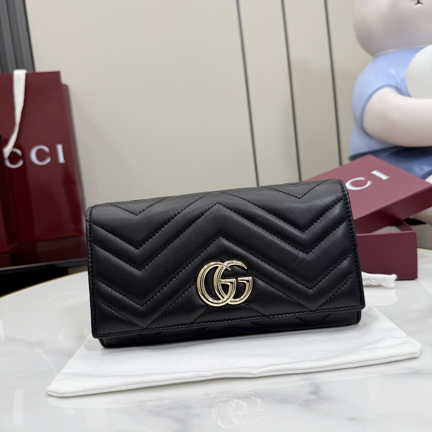 グッチ「Gucci」443436  レディース ラウンドファスナー長財布