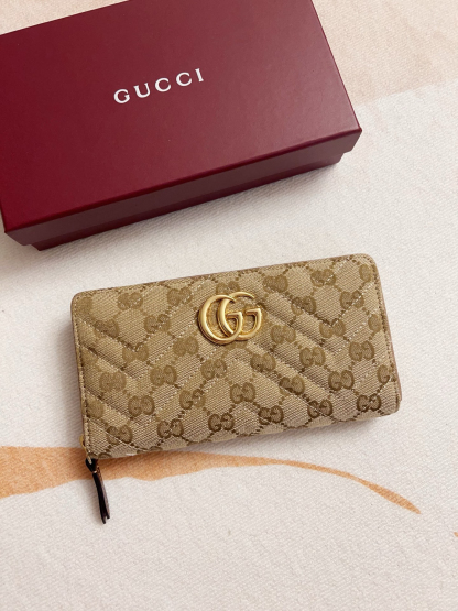 グッチ「Gucci」レディース ラウンドファスナー長財布