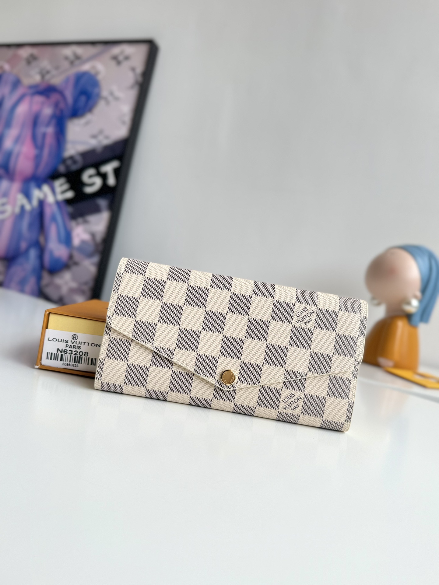 ルイ・ヴィトン「Louis Vuitton」レザーポケットウォレット
